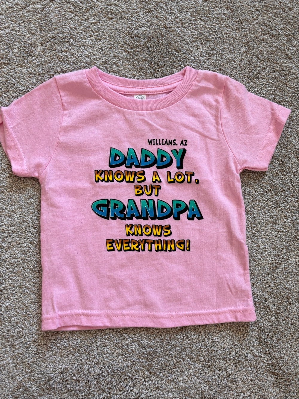 Rabbit Skins Pink Kids' Graphic Tee